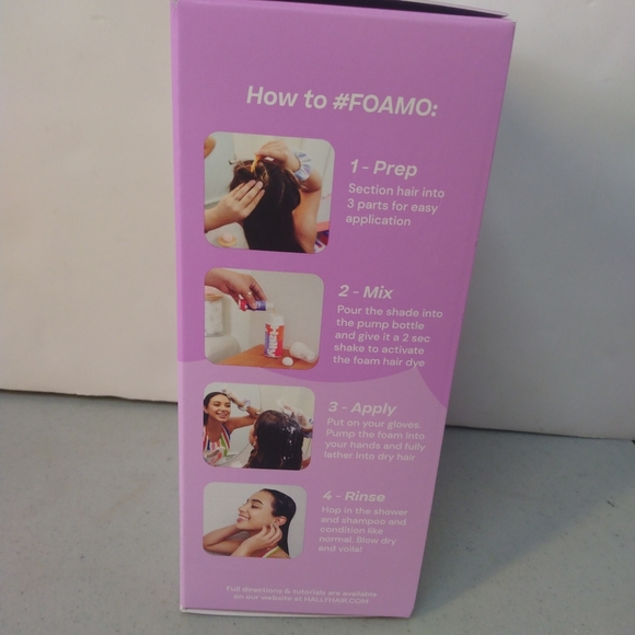 Halley Hair Hally Color Cloud Demi Permanent Foaming Hair Dye